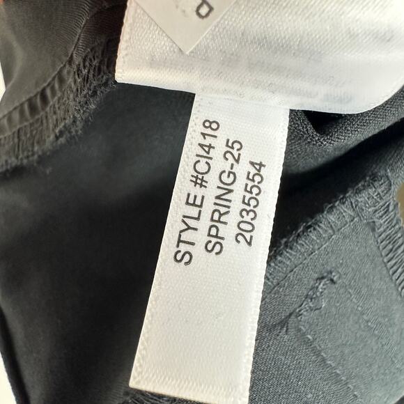 J.Crew Kaya Pant Bi Stretch Cotton Blend Black Classic Office Kick Out US 6 NWT - Picture 11 of 13